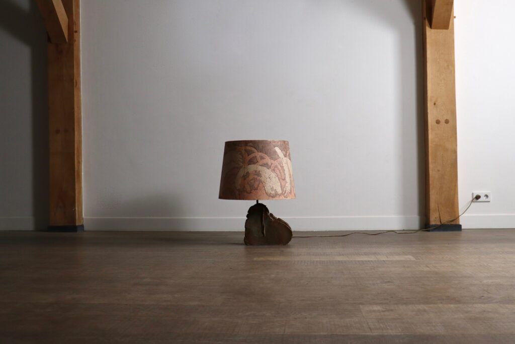 Vintage Marianne Koplin ceramic table lamp, Germany 1970s