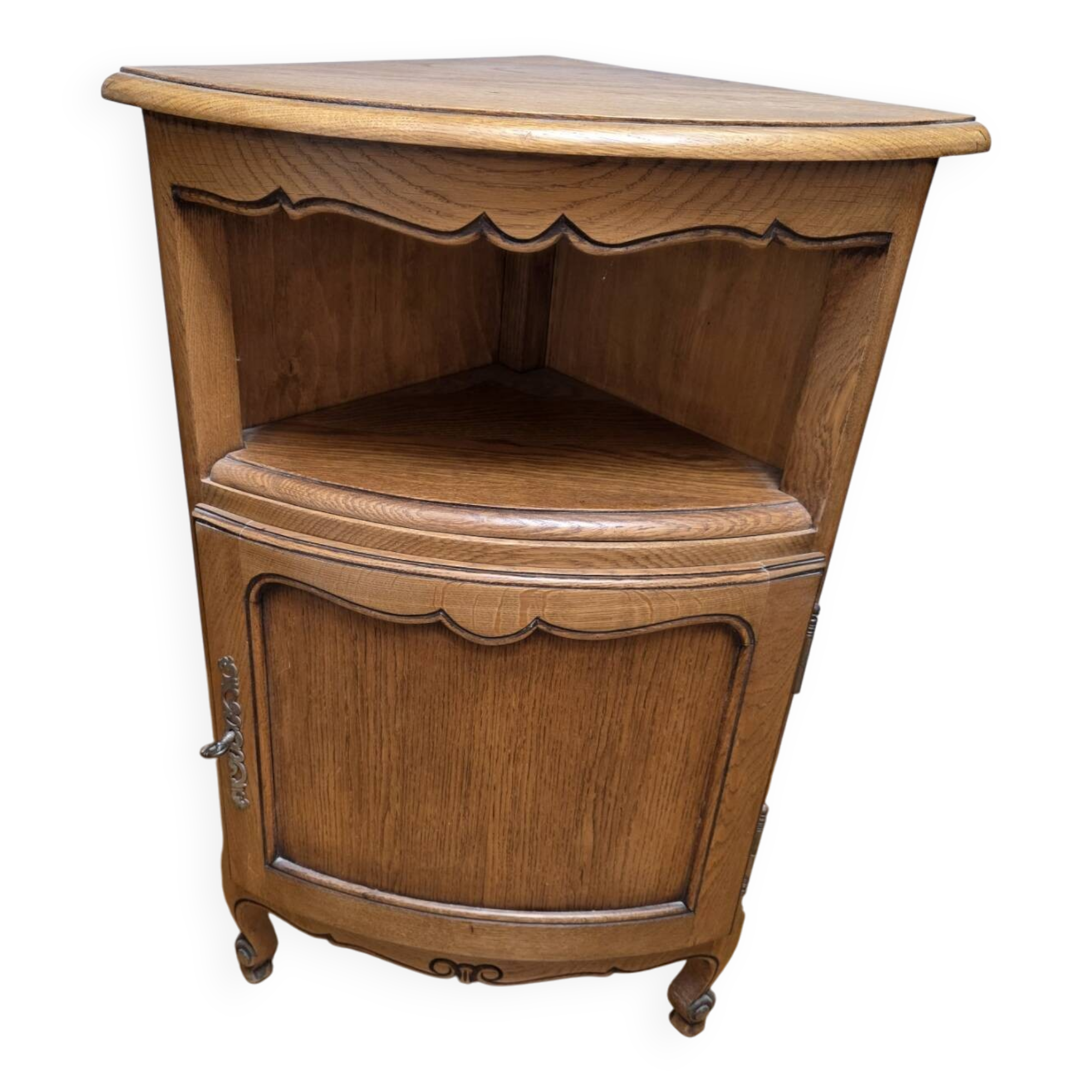 Solid oak corner unit