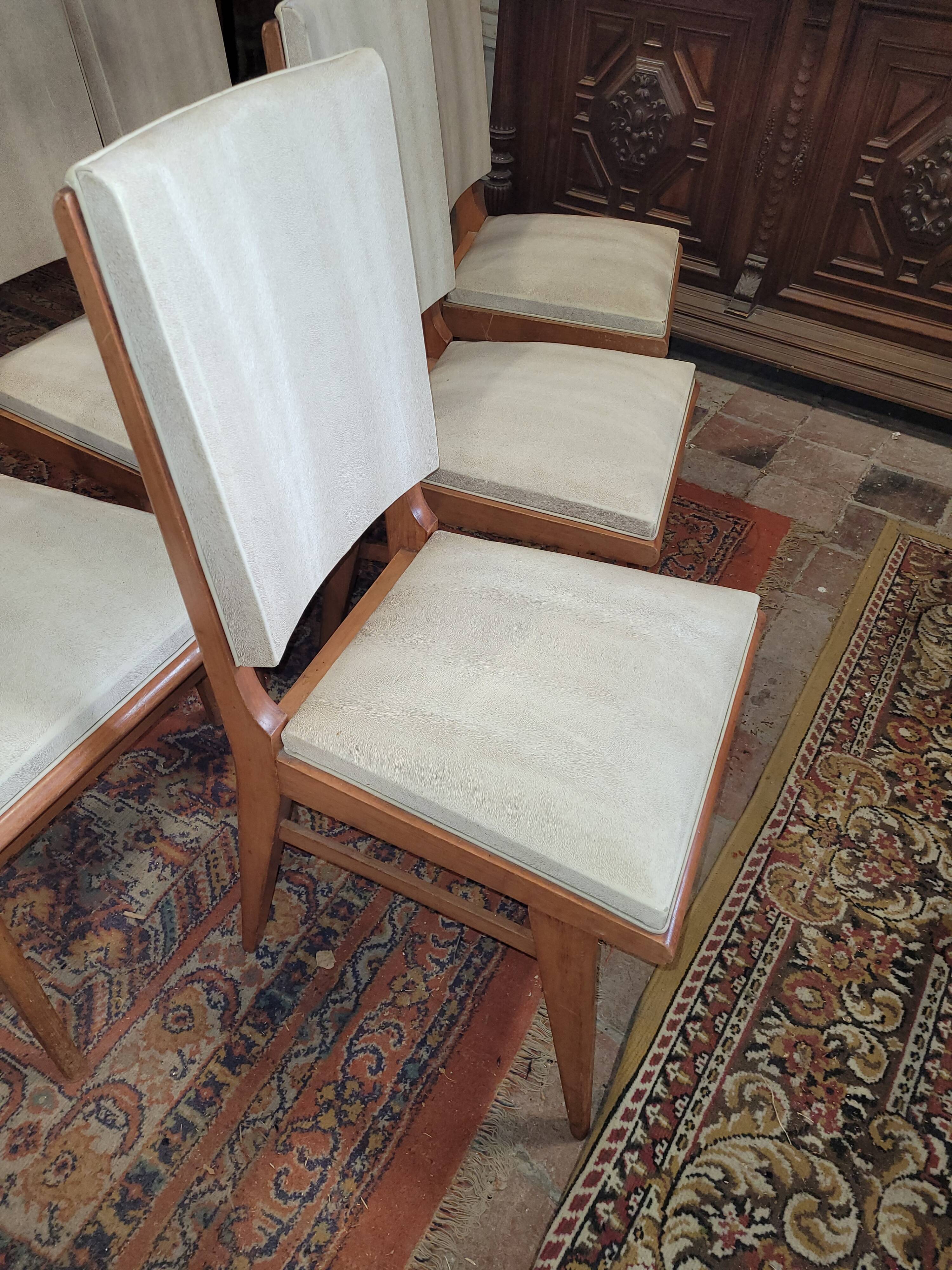 6 Scandinavian chairs