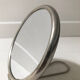 Miroir à main rond de barbier 13cm
