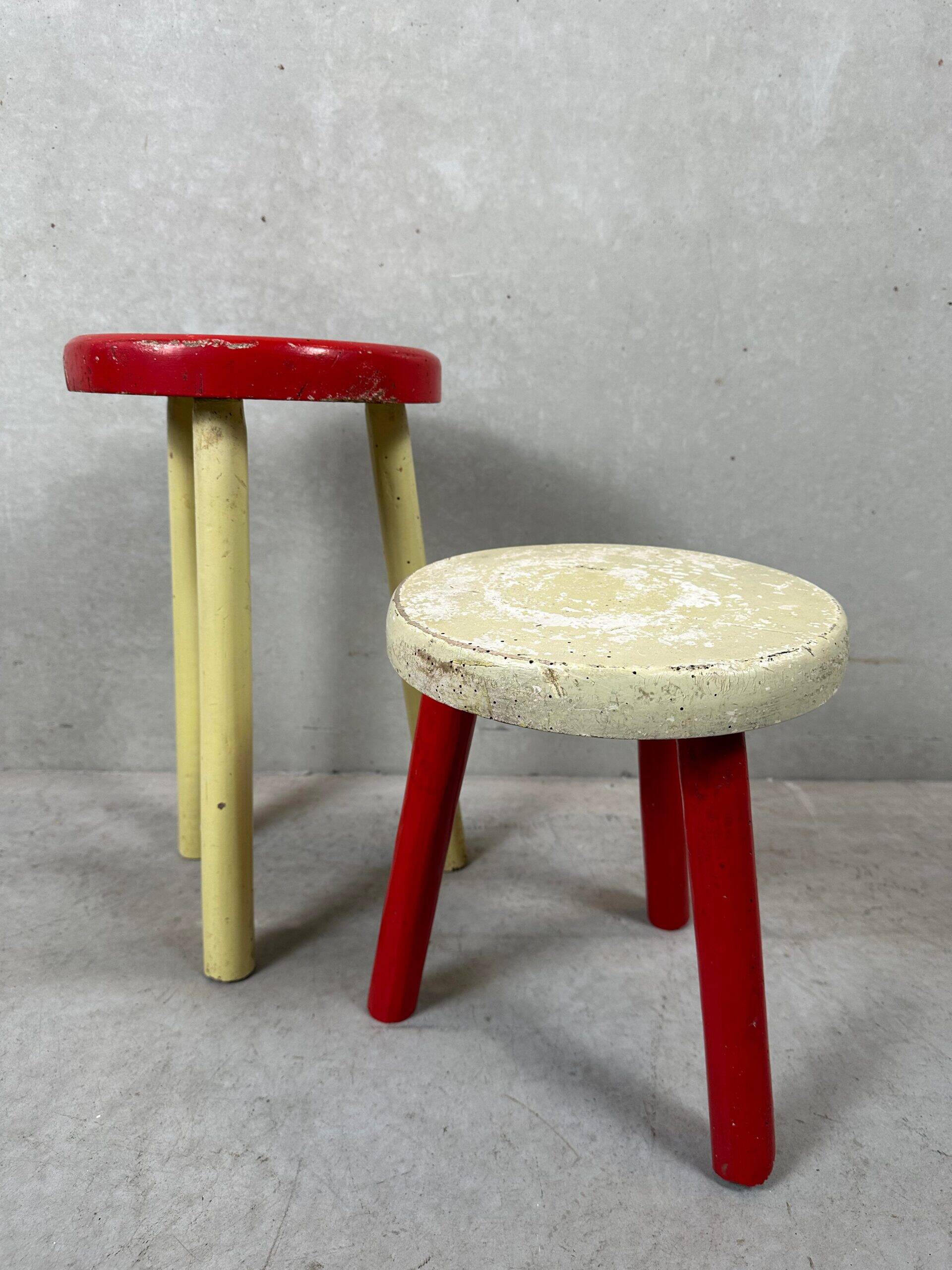Paire de tabourets