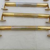 Set of 17 Art Deco Brass Door Bars
