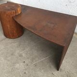 Corten steel coffee table