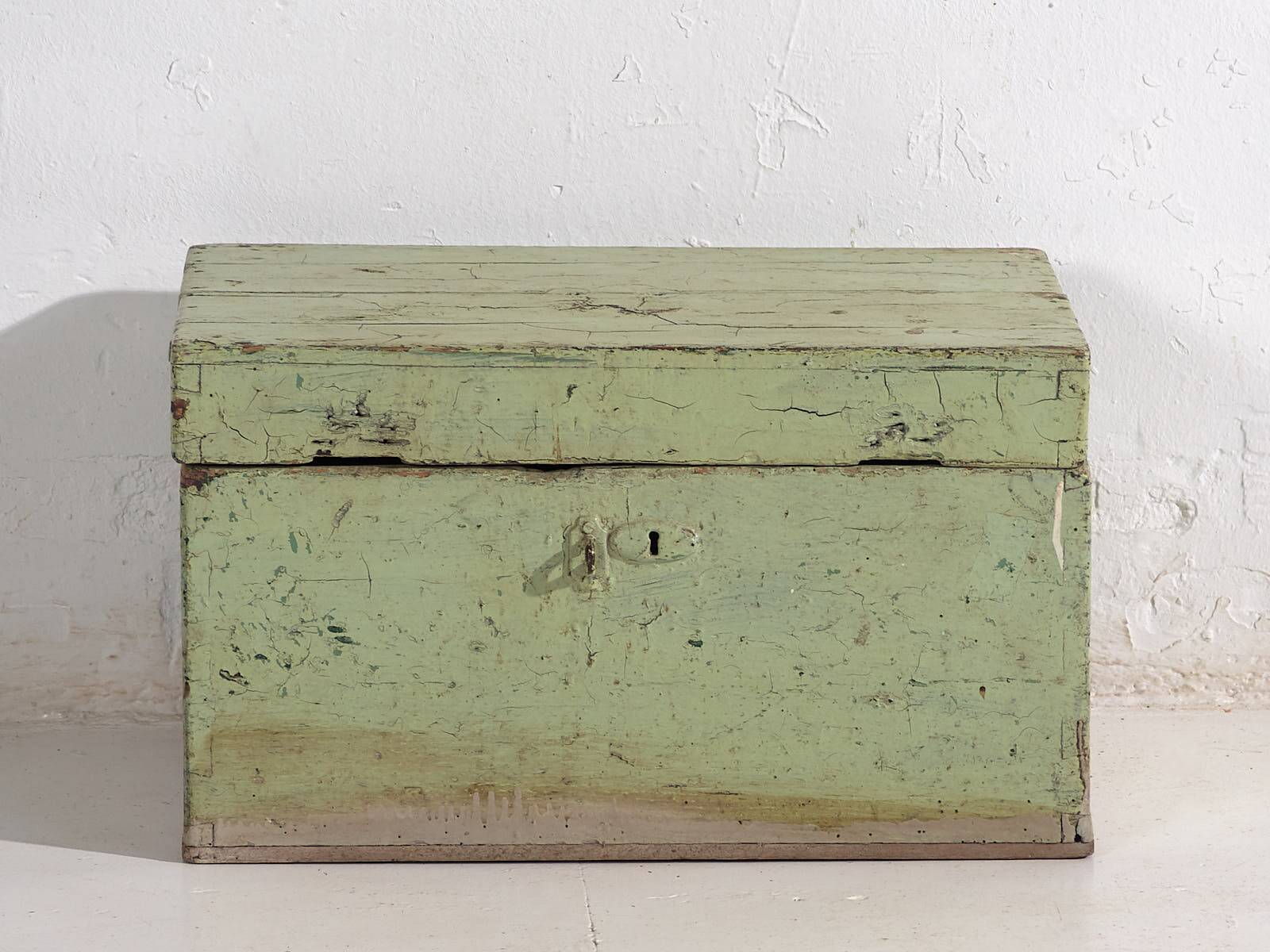 Antique Mint Green Chest (c.1920) #5