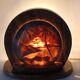 Vintage Tahiti mother-of-pearl mood lamp