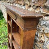 Antique oak wall shelf