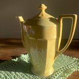 Pearly art deco teapot