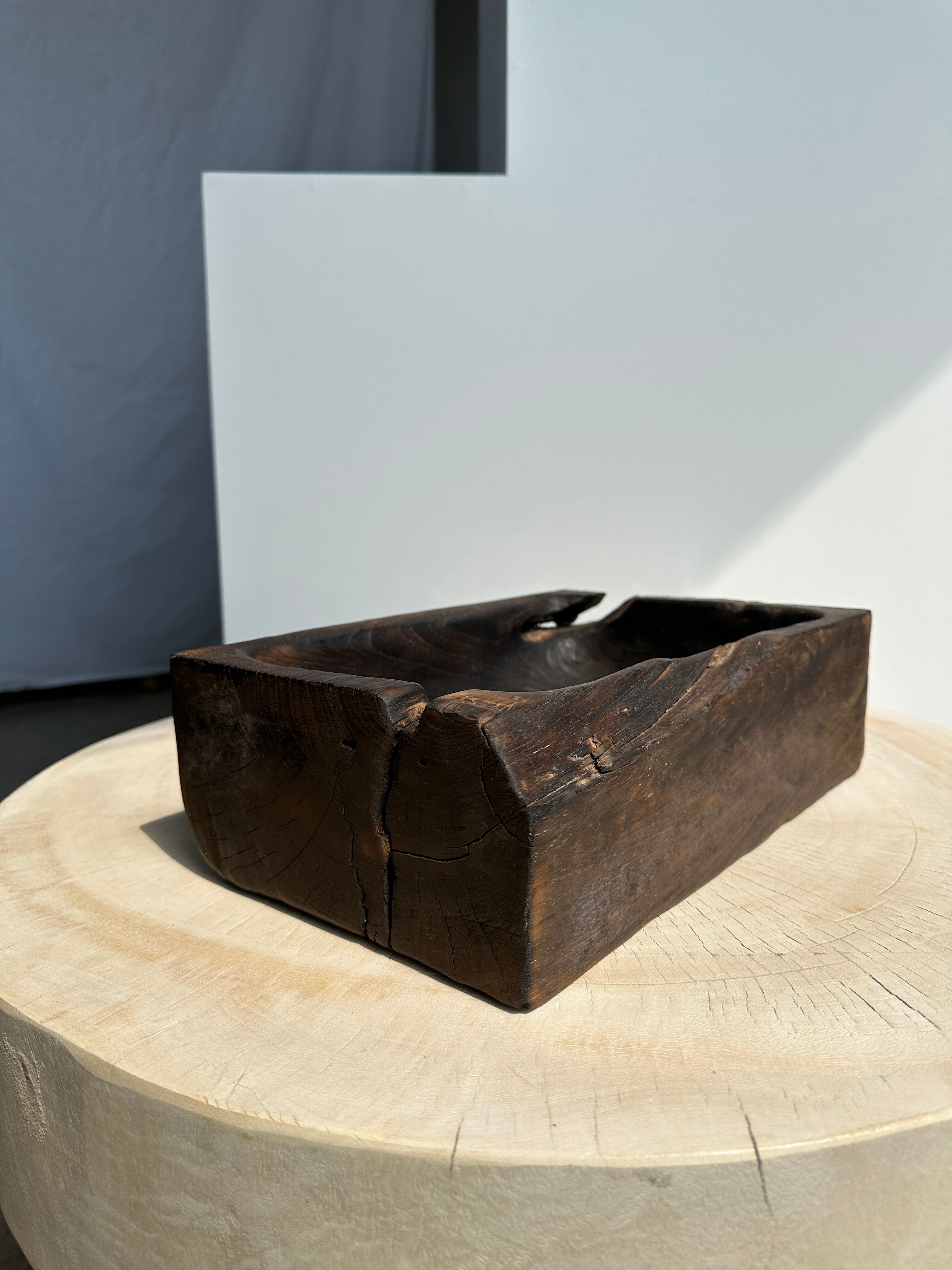 Asian teak empty pocket