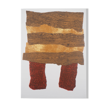 Enrico baj: abstraction - original lithograph