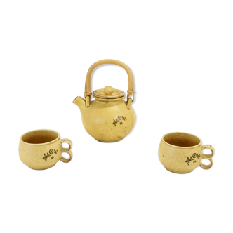 Vintage mid century Scandinavian ceramic tea set by Pentik Finland