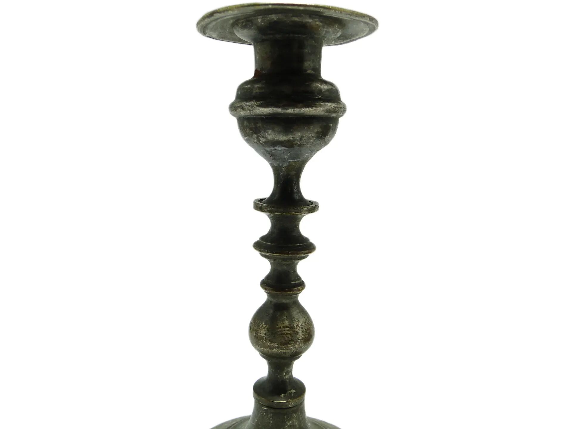 Empire candlestick, silver-plated brass, Austria, early 20th century