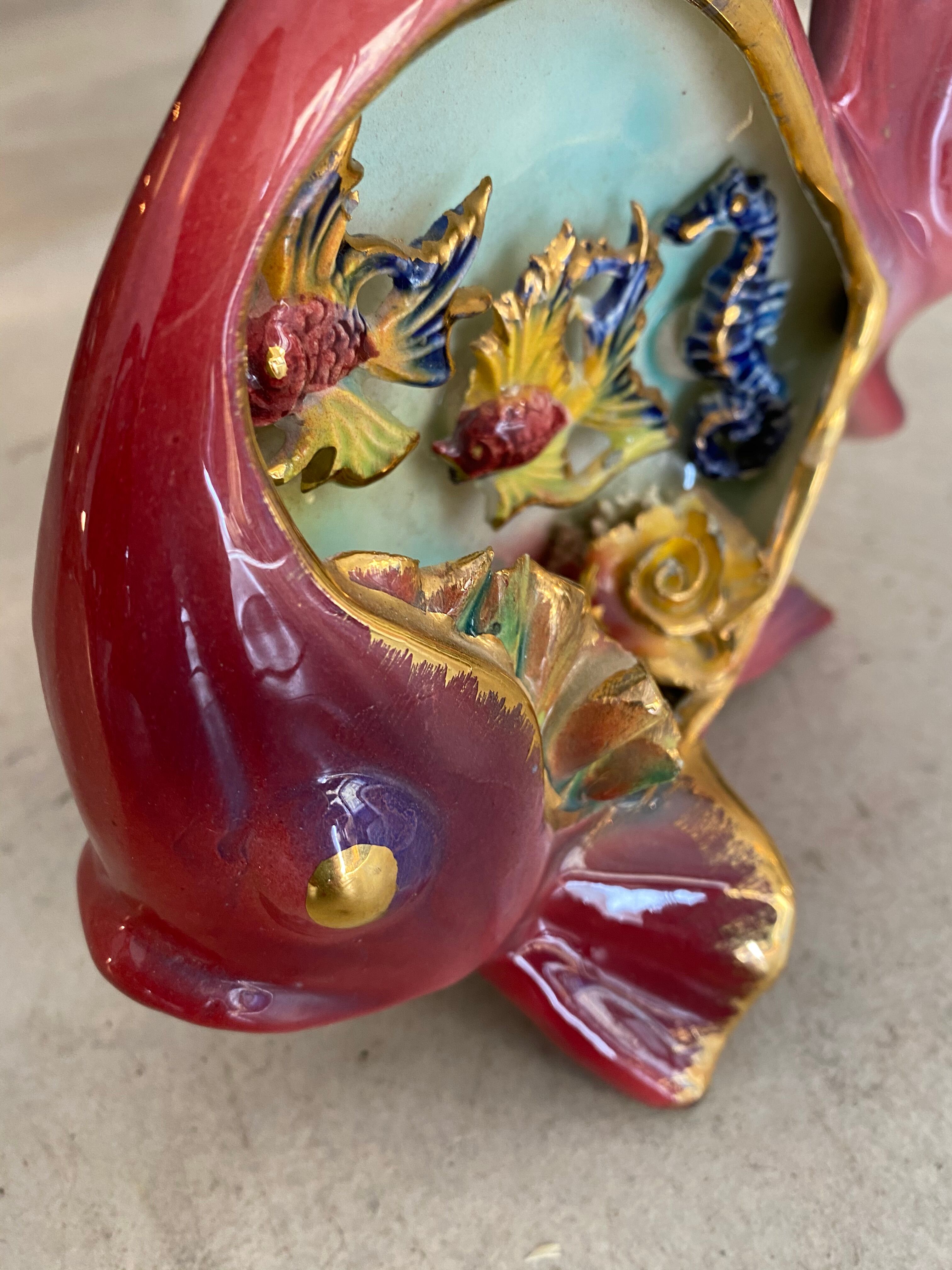 Vallauris ceramic lamp