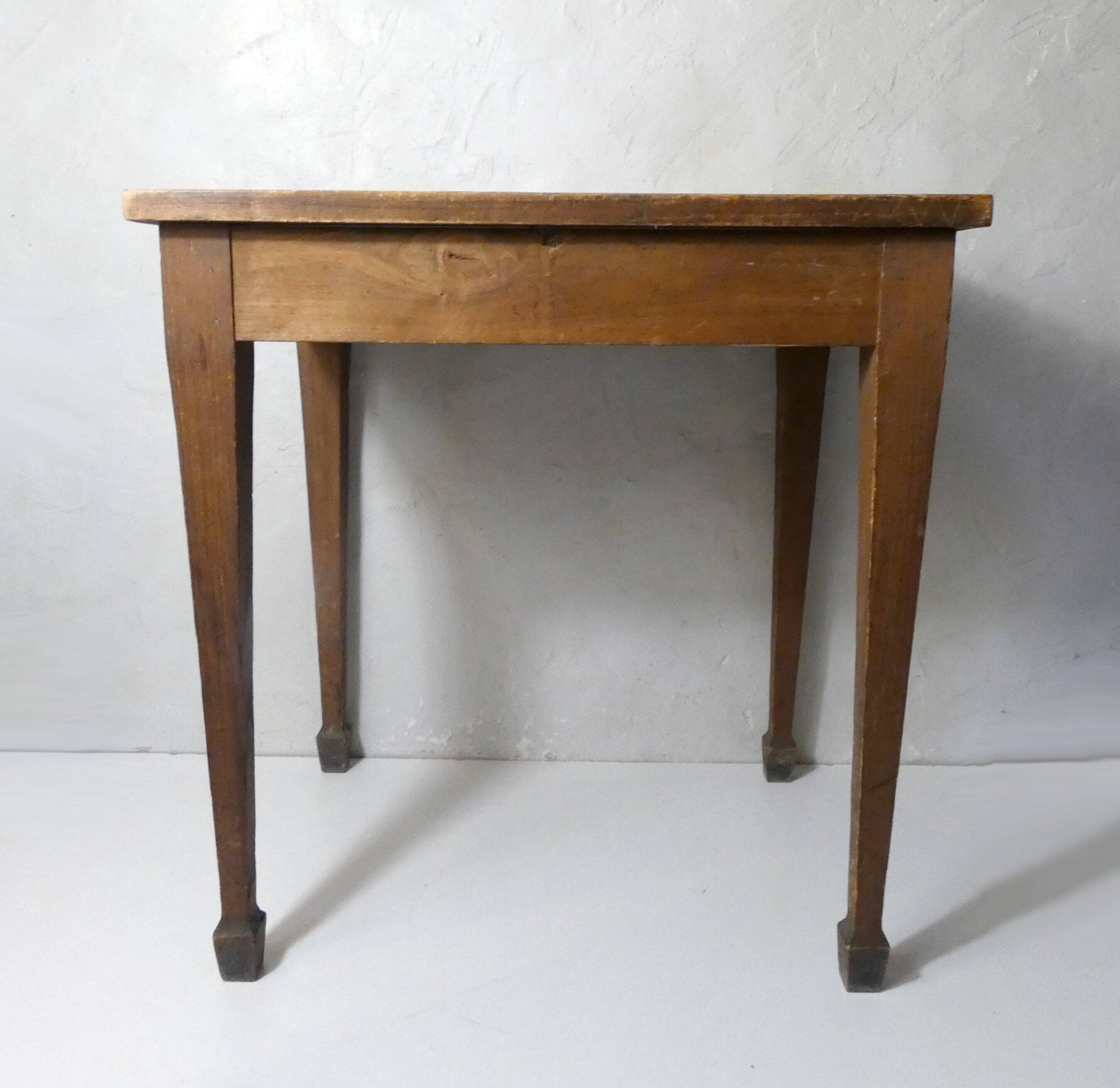 vintage wooden writing desk side table