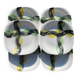 Lunéville - set of 6 soup plates