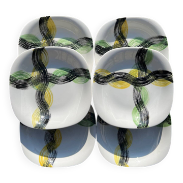 Lunéville - set of 6 soup plates