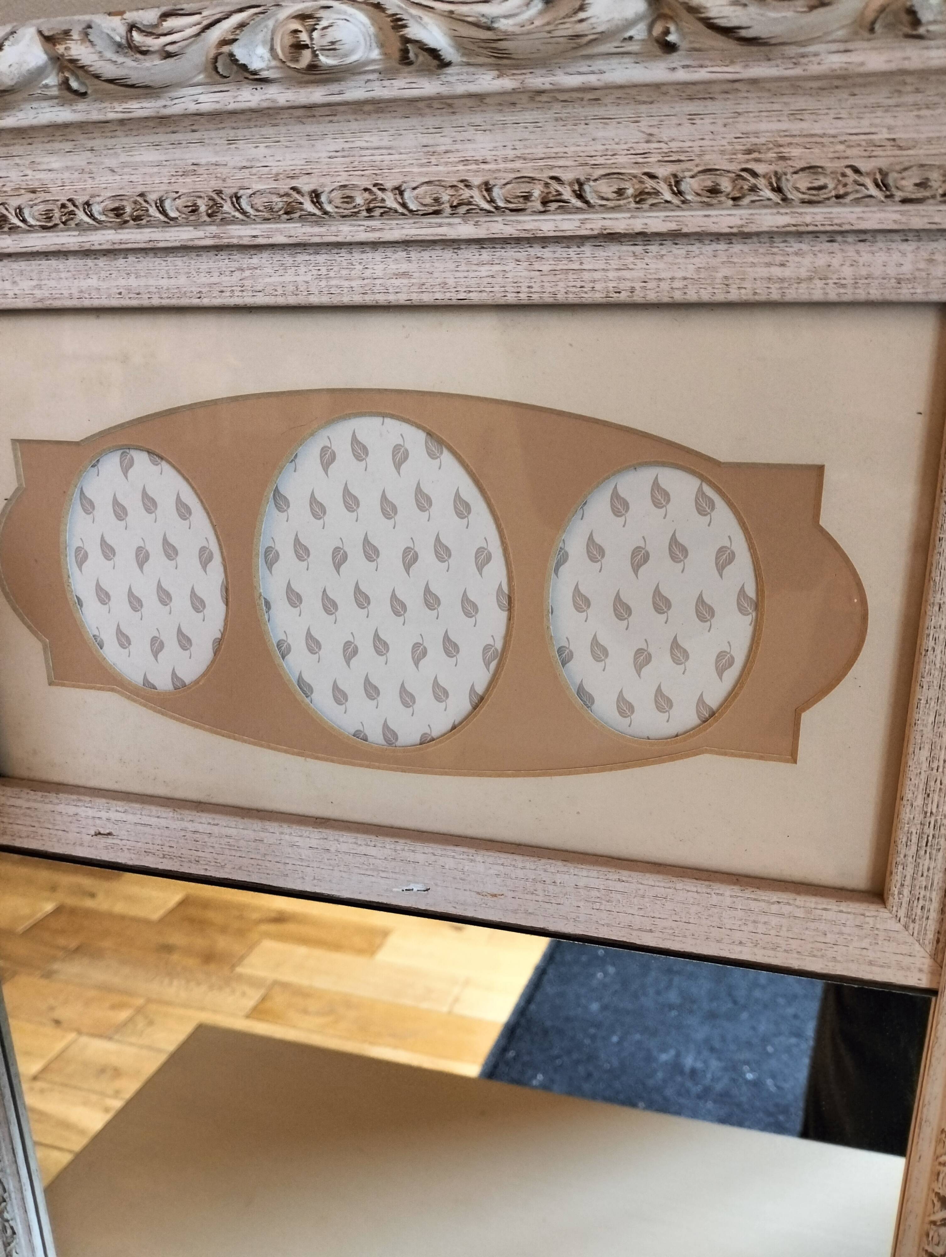 Vintage French Wall Mirror, Vintage Mirror, Shabby Chic Wall Mirror