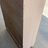 Painted cupboard made of solid wood