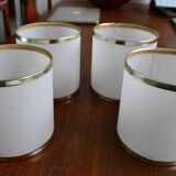 Sciolari 4-light chrome and rhodium lustre from the 1970s.