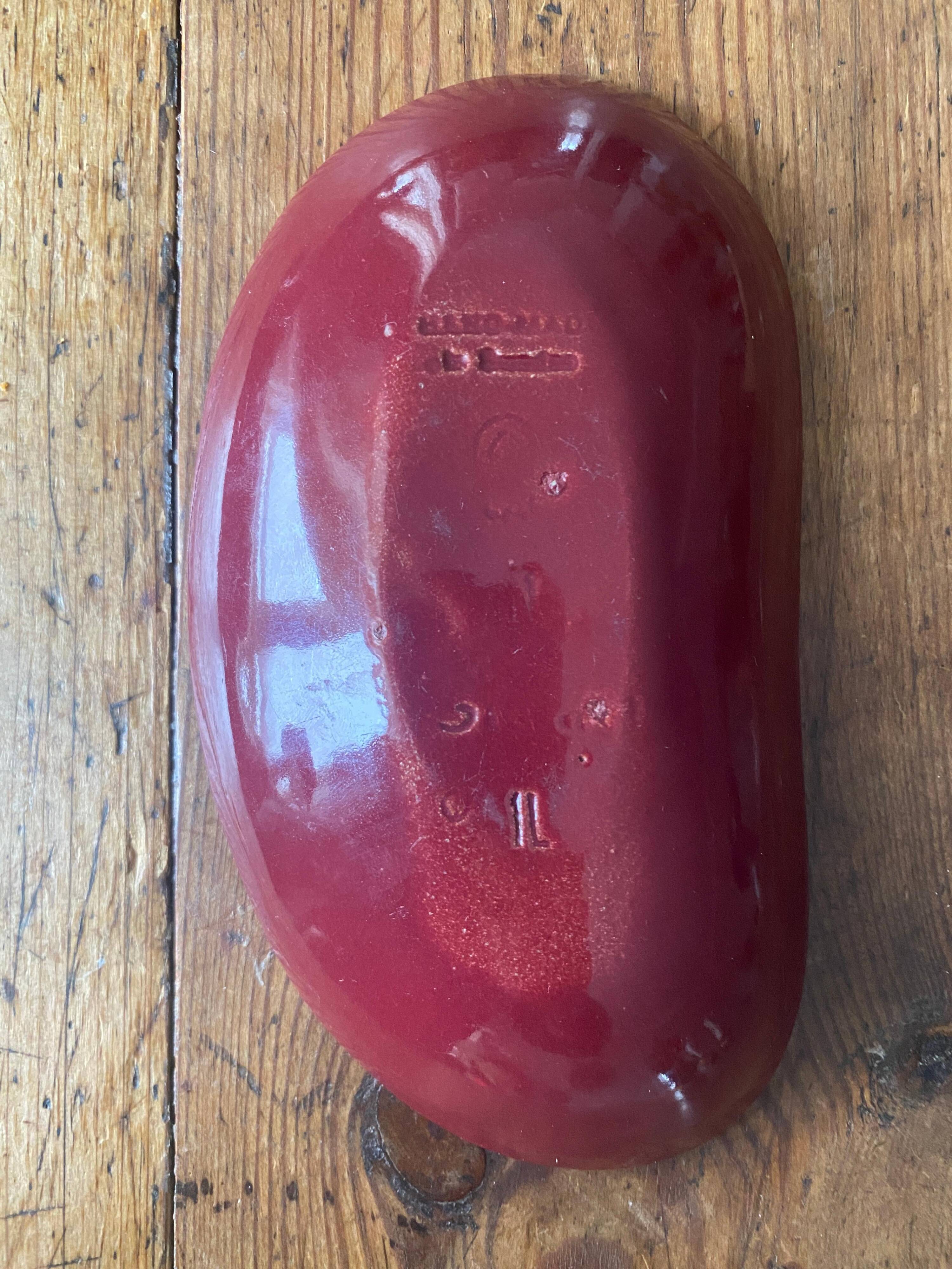 Merlot Red Stoneware Organic Shaped Bowl by Andersson & Johansson, Höganäs