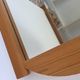 Miroir mural pin massif vintage