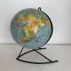 Vintage 1960 Girard Barrère world map globe - 33cm