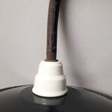 Industrial swan neck sconce