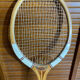 Raquette tennis ancienne dunlop maxply bois + protection sport vintage