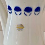 50s Coffee Pot, Teapot, Ceramic Pot Polka Dots, Vintage Tableware Germany, WAKU Fireproof