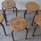 Vintage school stools