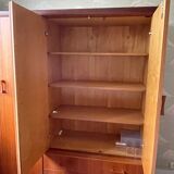 Large teak wardrobe 60s