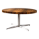 Vintage German Round Rosewood Coffee Table from Ilse Möbel, 1970s