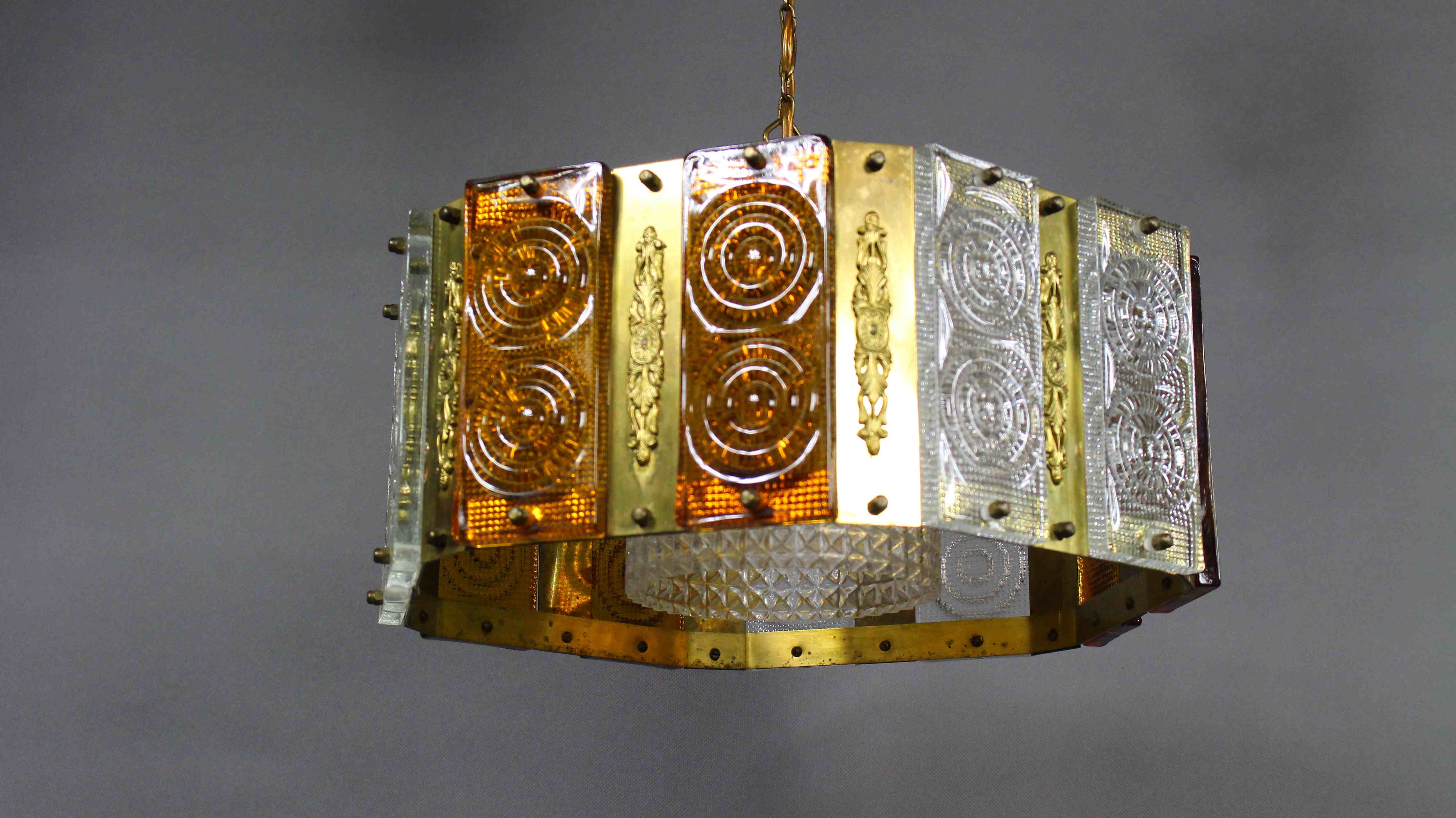 Danish pendant lamp by Vitrika, 1960s