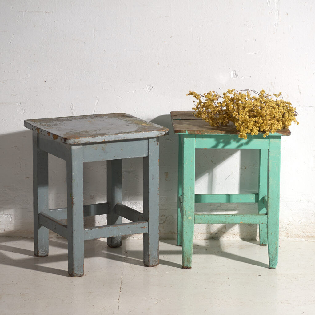 Antique pine bedside tables – Central Europe, circa 1940 #1