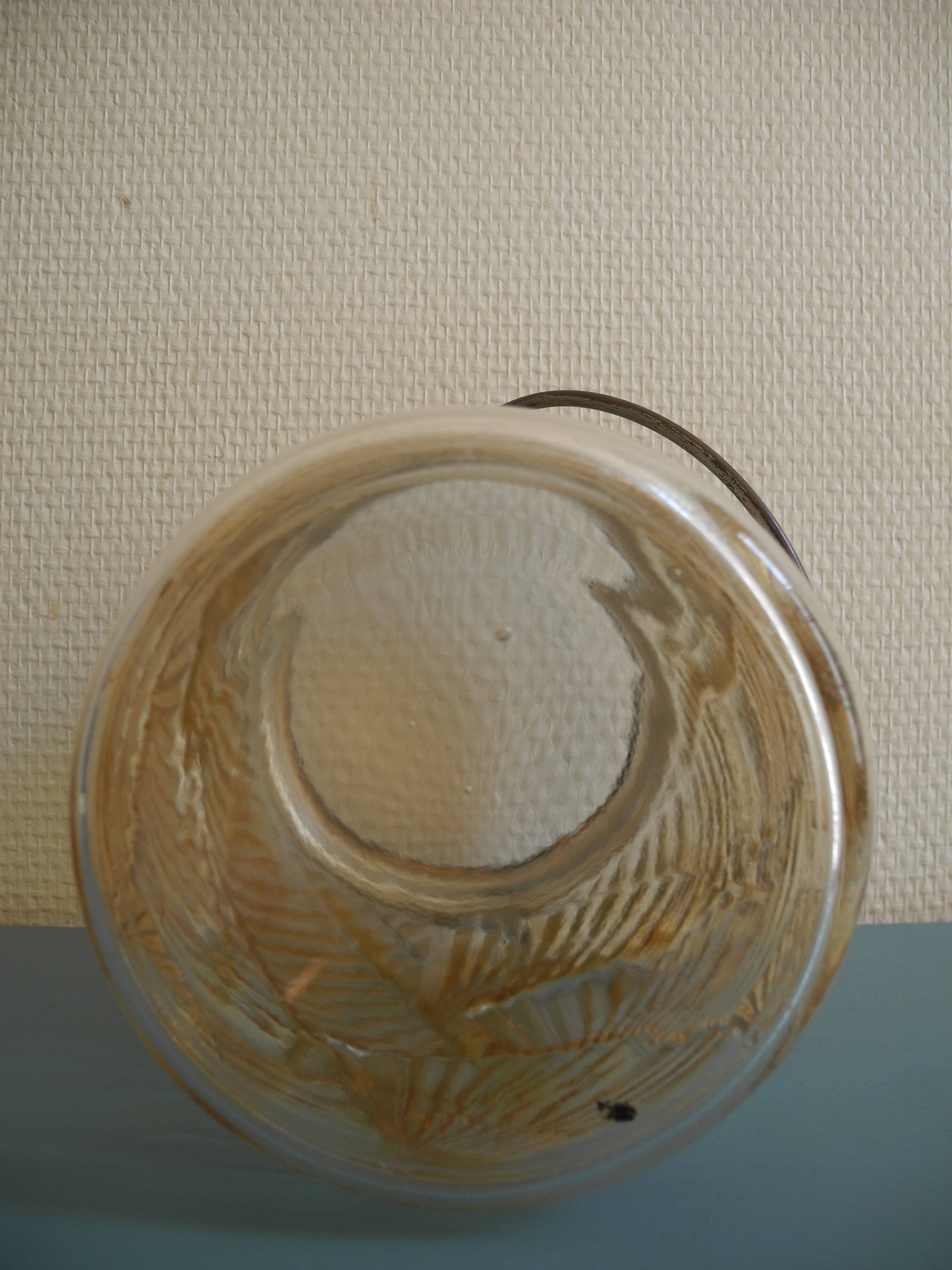 antique french biscuit tin bucket art deco fans 30s