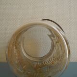 antique french biscuit tin bucket art deco fans 30s