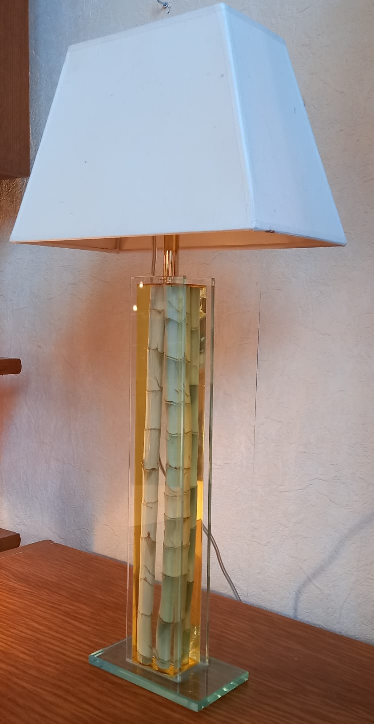 Bamboo lamp/design 20th century