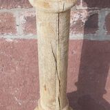 Solid oak column