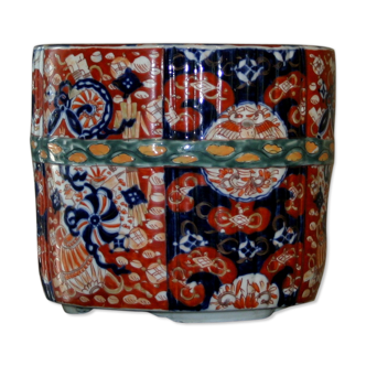 Jardinière en porcelaine japonaise style Imari