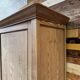 Large workshop wardrobe in pitch pine - Early 20th century