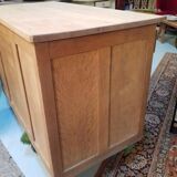 Raw wood desk