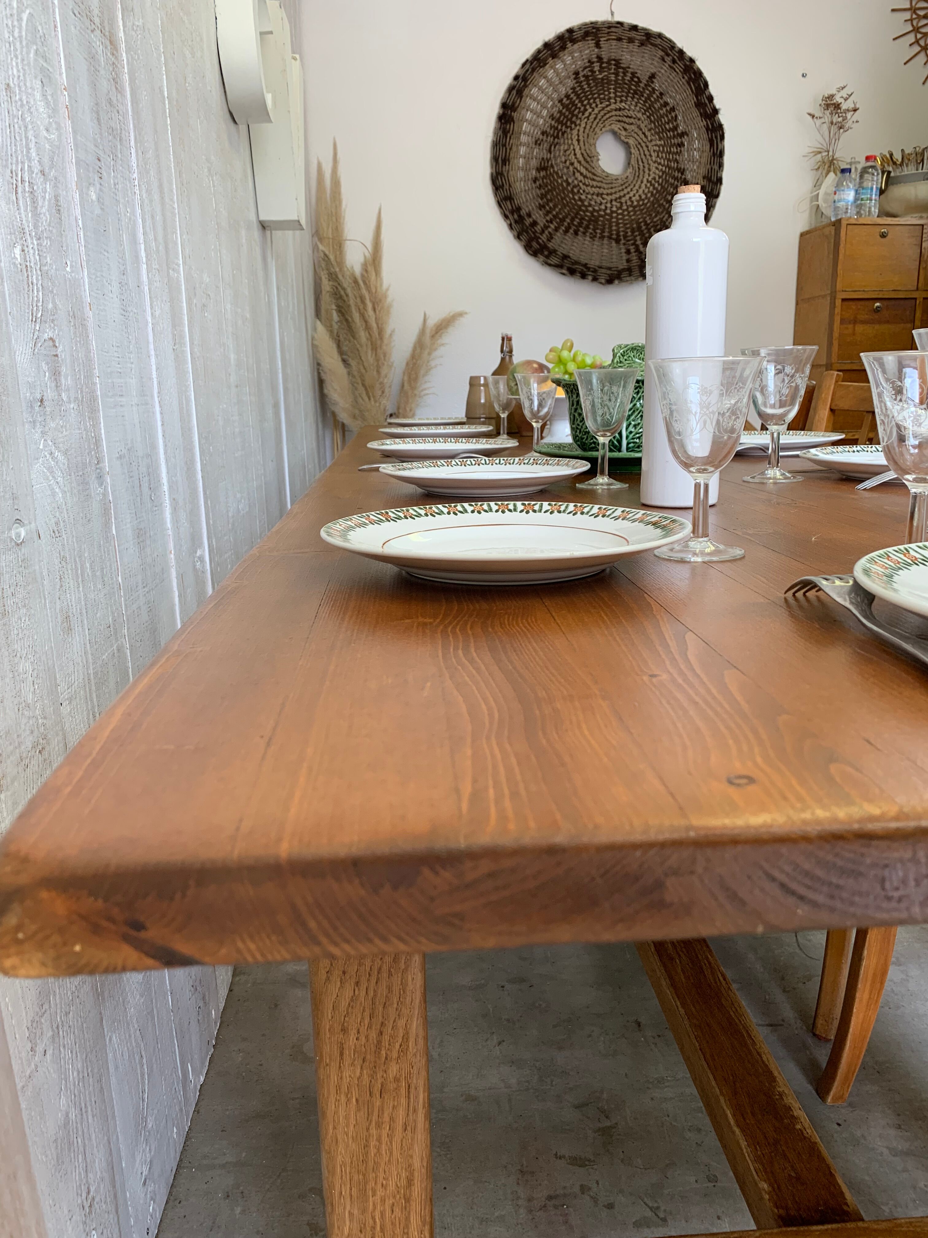 Farmhouse table 270x85cm