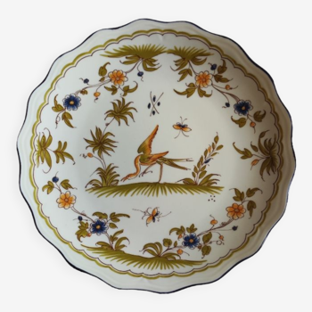 Plate reproduction old moustier 18th century