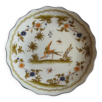 Plate reproduction old moustier 18th century