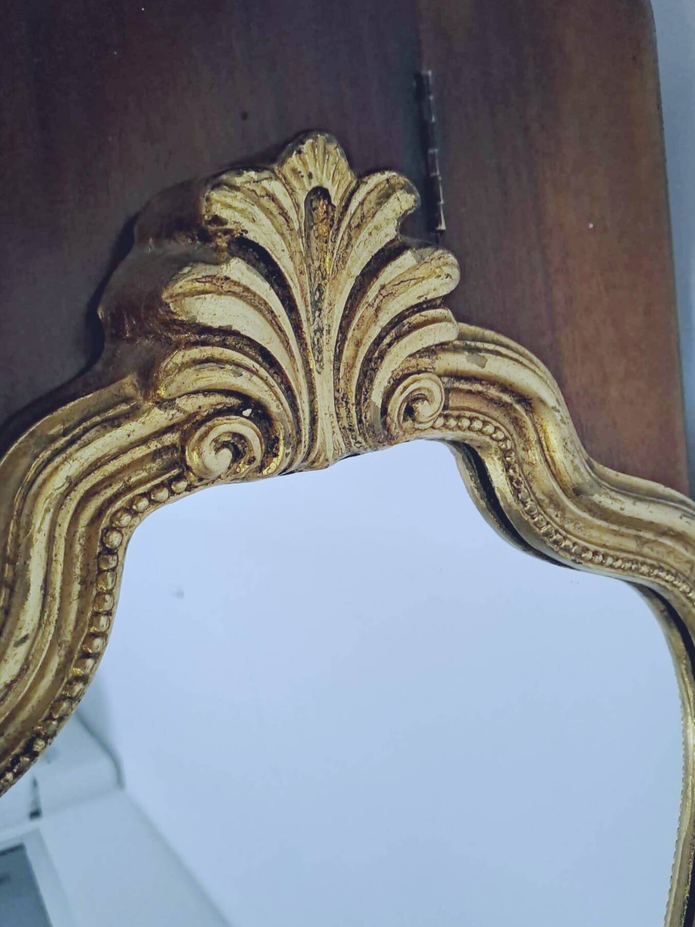 Rocaille Louis XV style mirror height 52cm