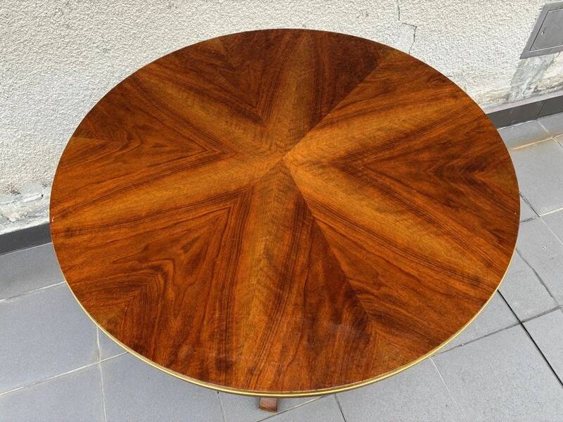 Adolf Wrenger Art Deco Table – Round Wooden Coffee Table