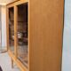 Vintage display cabinet, chest of drawers, sideboard, oak, Danish Mid Century