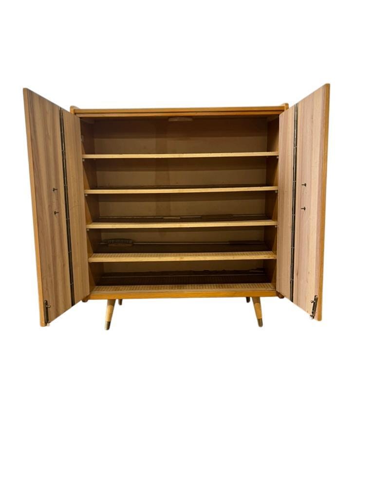 Vintage shoe cabinet / wooden furniture
