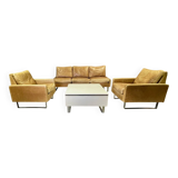 COR Leather Sofa Set (one sofa, two armchairs, one coffee table)
