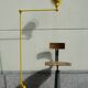 Jieldé lamp yellow 2 arms of Jean Louis Domecq