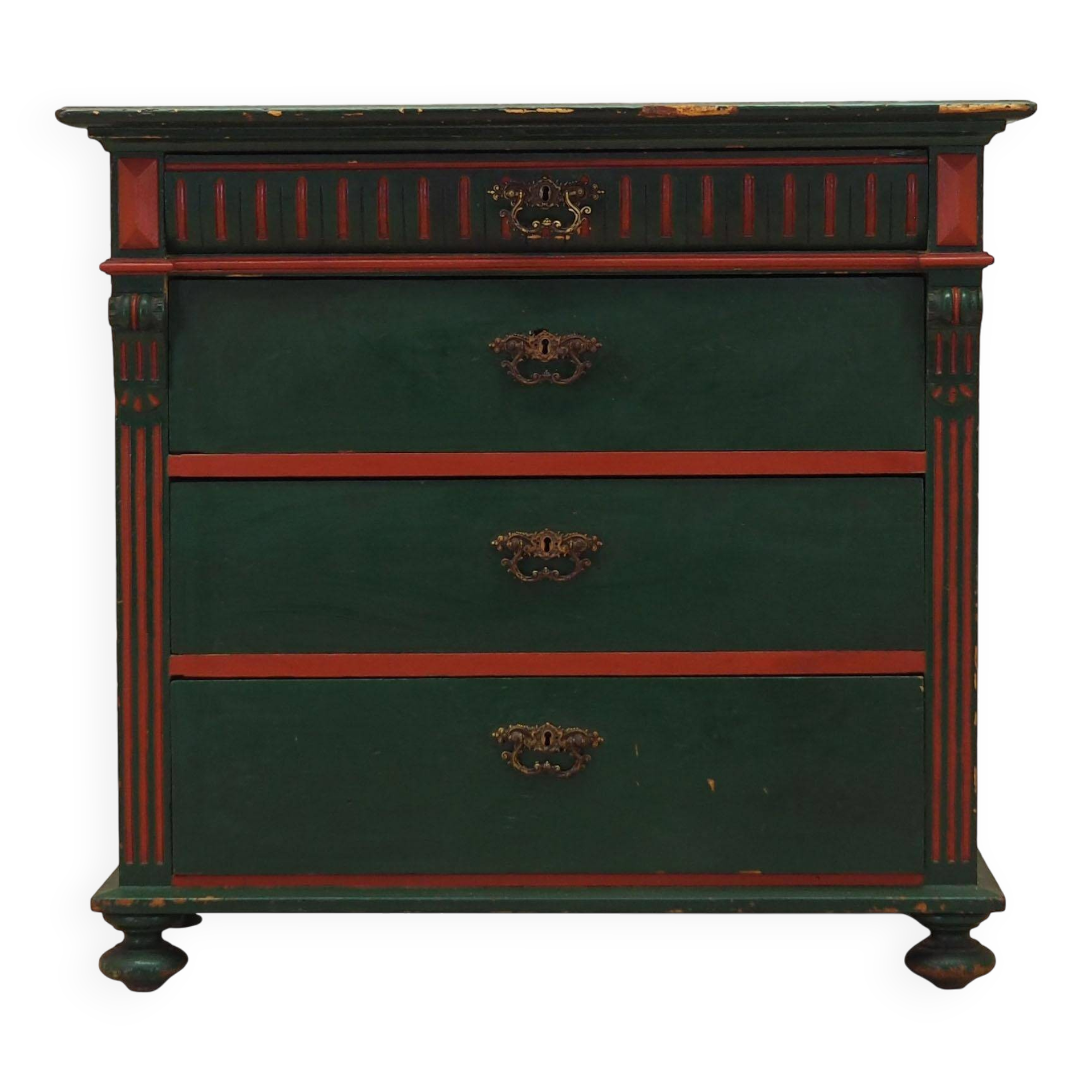 Commode en pin, design danois, années 1950, fabrication : Danemark